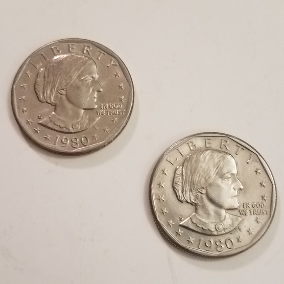 Susan B Anthony One Dollar Coins 2008 D - Picture 9 of 10